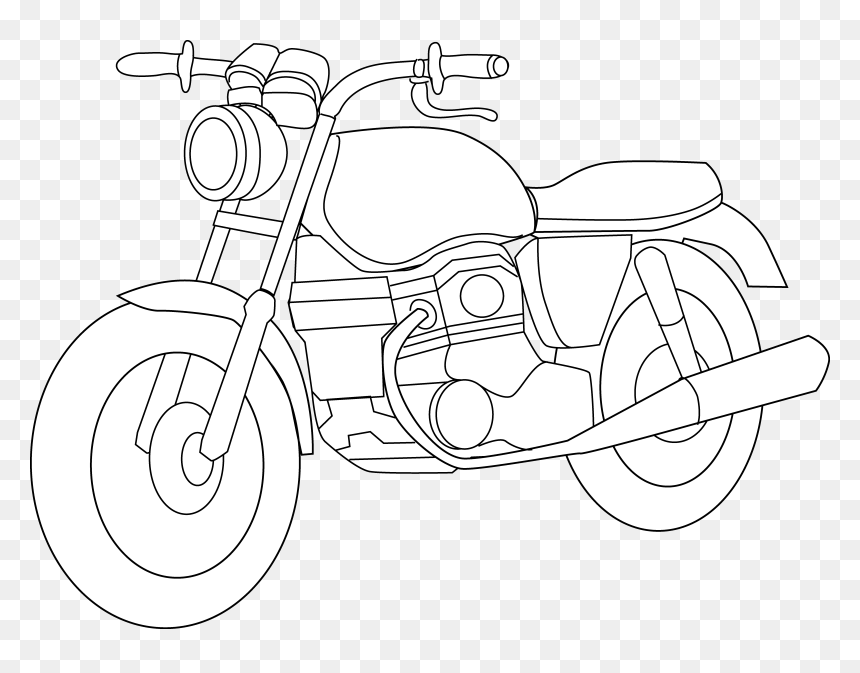 motorcycles black - Clip Art Library