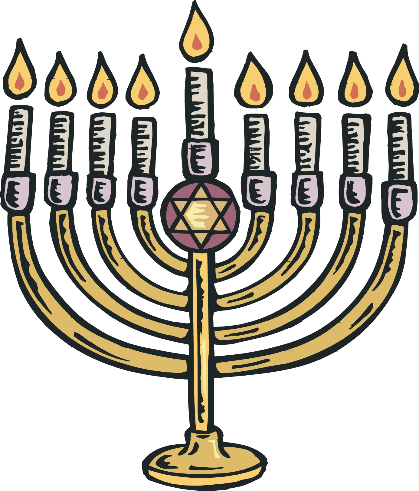 Hanukkah Clipart-happy hanukkah menorah clipart.eps - Clip Art Library