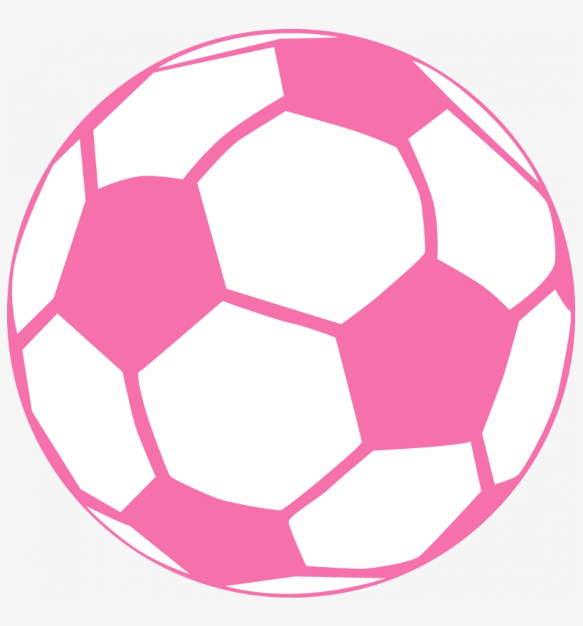 Pink Soccer Ball - Stylish Football Graphic for Sports & Design