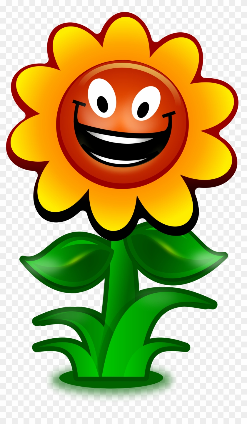 Orange Flowers Clip Art Cartoons - Clip Art Orange Flower - Free - Clip ...