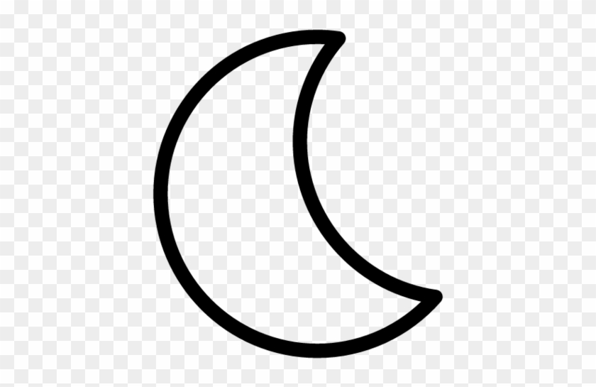 Crescent Moon Icon - Free Transparent PNG Download