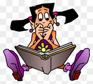 Reading卡通 Illustration - Engaging Bookworm Character for Education & Kids Content