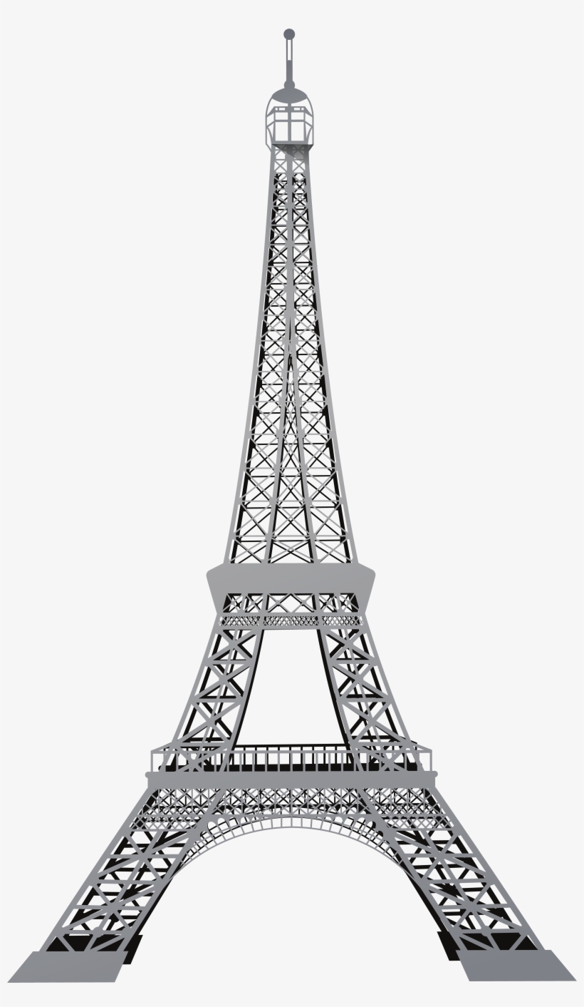 Eiffel Tower Clipart Black And White - Eiffel Tower Clip Art - Clip Art ...