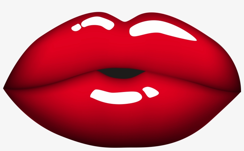 Red Lips Illustration - High-Quality Vector Graphic for Design & Marketing