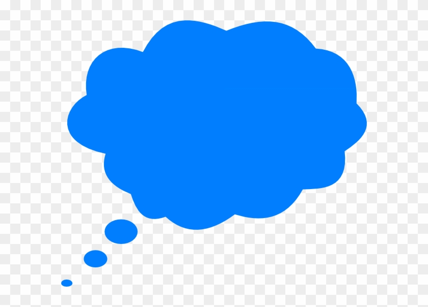 Blue Thought Bubble Icon - Free Transparent PNG for Creative Projects