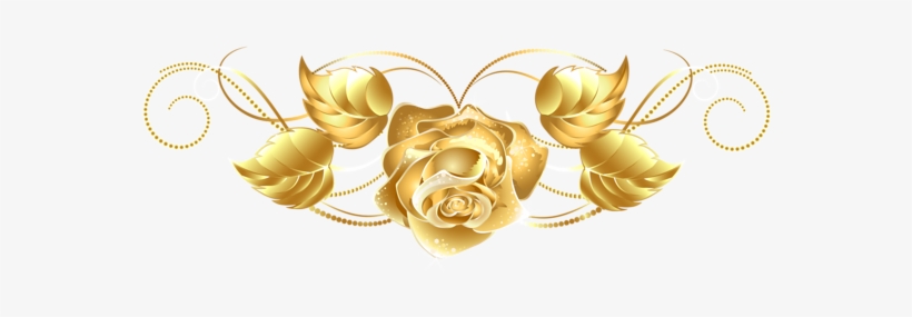 Gold Roses PNG, Vector, PSD, and Clipart With Transparent Background for  Free Download