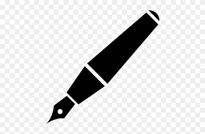 Fountain Pen Icon - Clean Vector Illustration for Writing & Creativity
