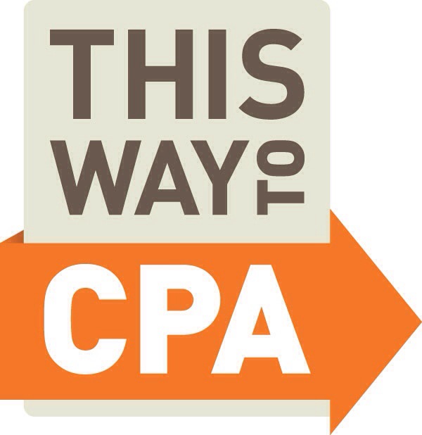 Orange arrow pointing right with "THIS WAY to CPA" text on beige background.