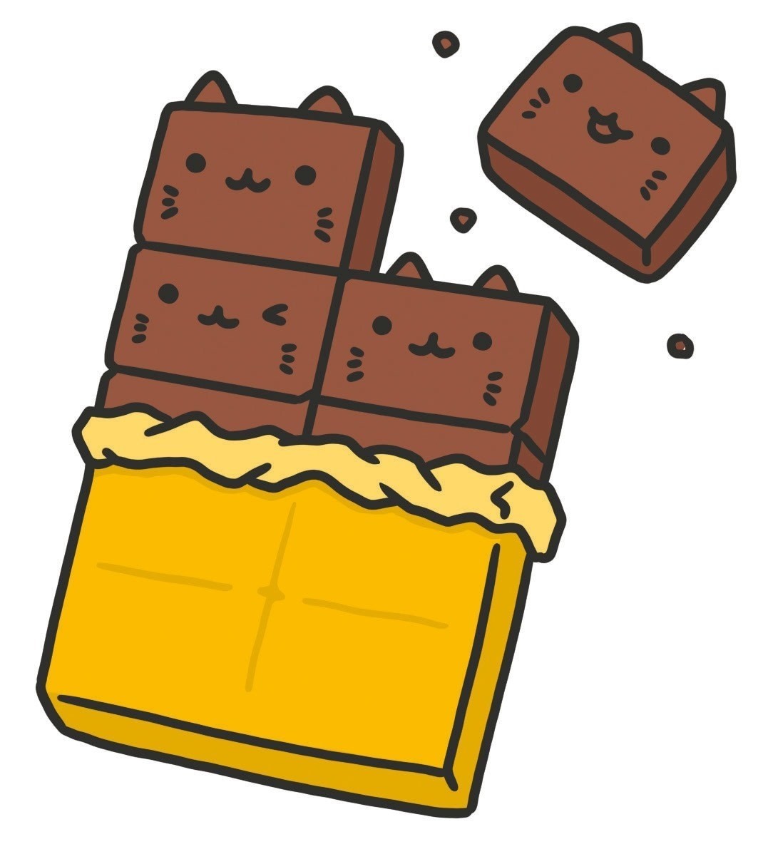 Chocolates icons, choco candies and sweets sketch - Stock Illustration  [60614661] - PIXTA