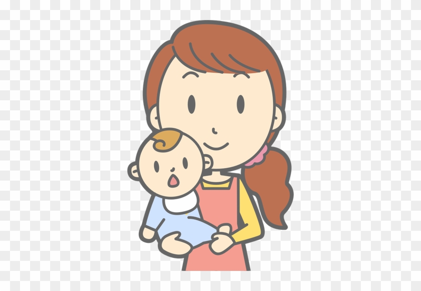 Mother and Baby Illustration - Free Clipart for Parenting Content