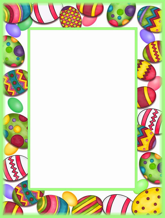 Easter Border: Clip Art, Page Border, and Vector Graphics | Clip - Clip ...