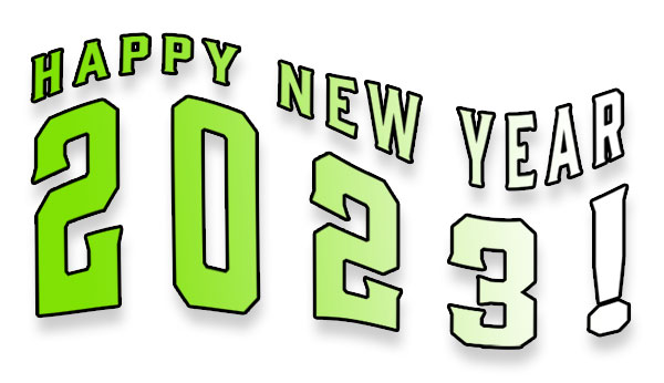 Happy New Year 2023 Celebration Graphic | Festive Design