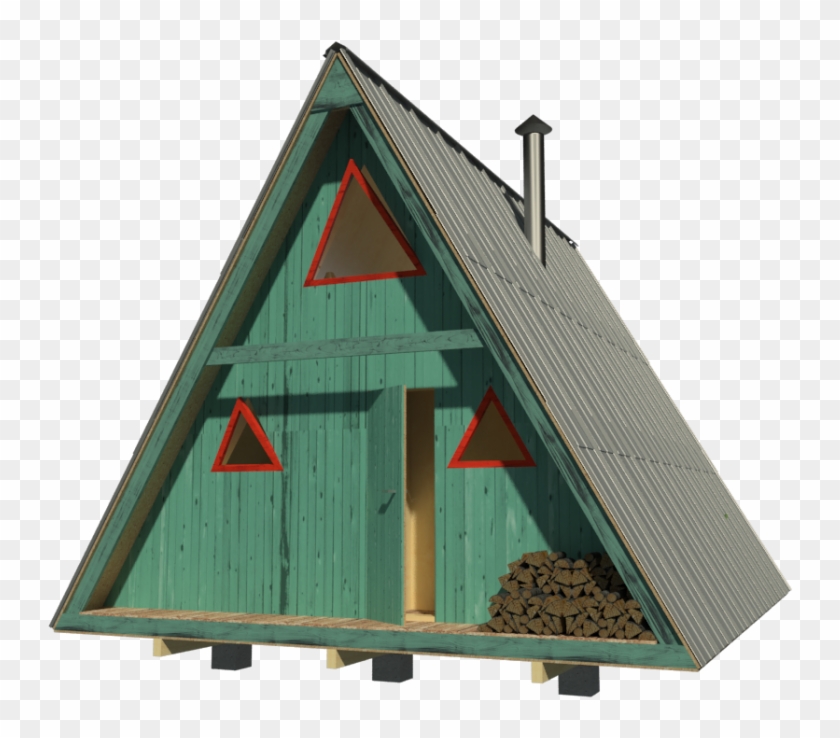 A-Frame Cabin Design - Rustic Modern Tiny House Inspiration