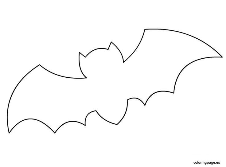 Best Photos of Bat Outline Template - Bat Outline Clip Art - Clip Art ...