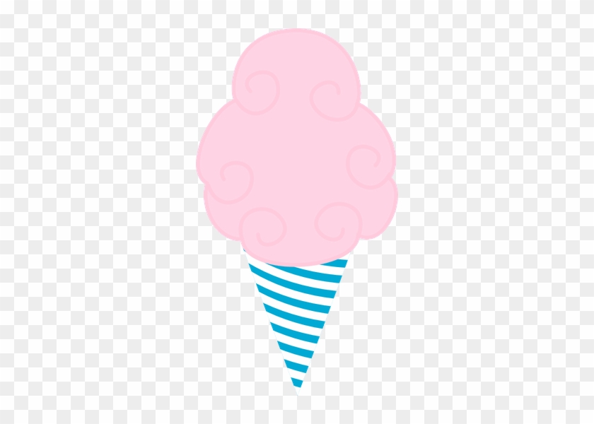 Cute Cotton Candy Illustration - Free Clipart for Sweet Treats