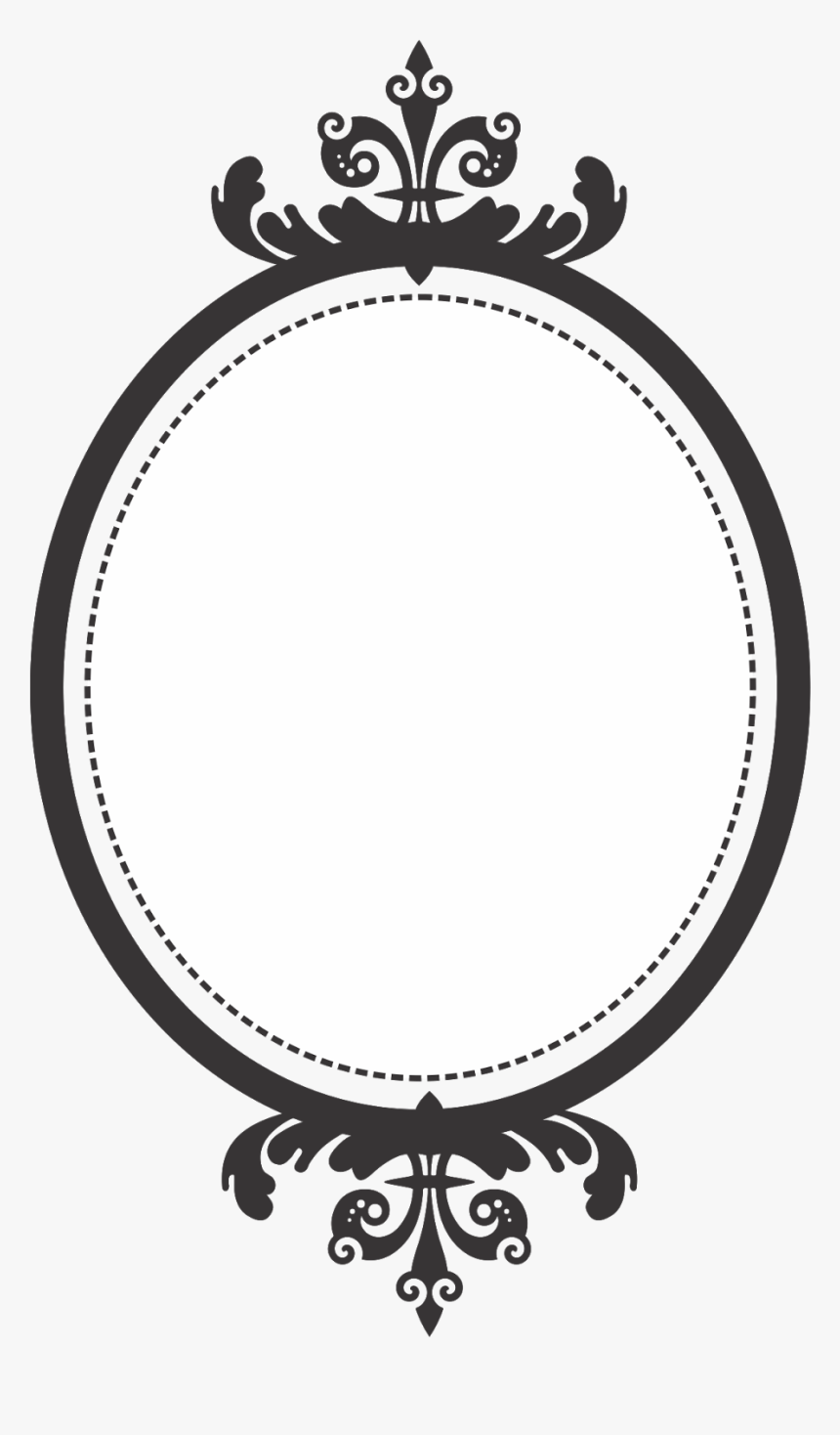 oval border transparent
