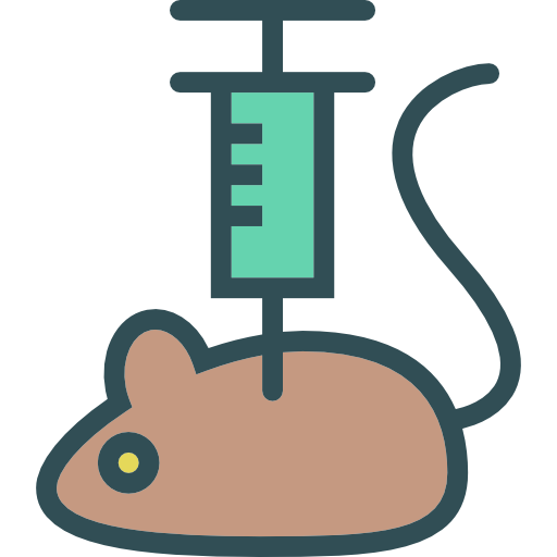 Laboratory Mouse Injection Illustration - Medical Research Visual