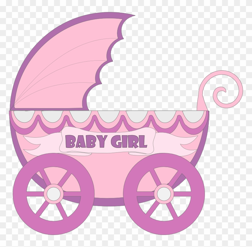 pink baby carriage - Clip Art Library - Clip Art Library