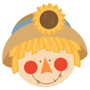Cute Scarecrow Clipart for Fall Crafts & Classroom Decor