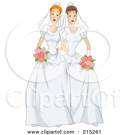 Lesbian Wedding Illustration - Celebrating Love and Equality