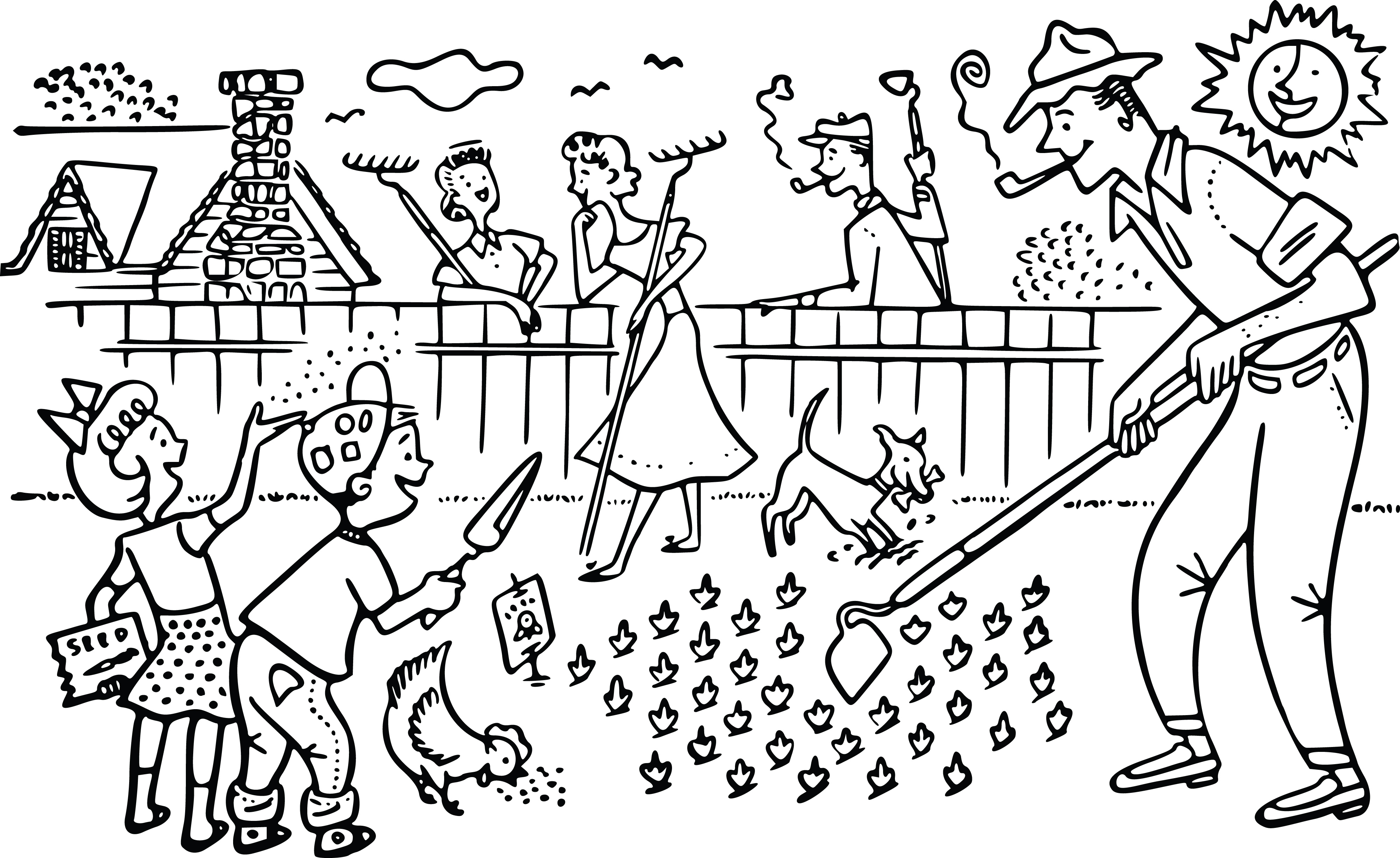 Working Familys Clip Art Library