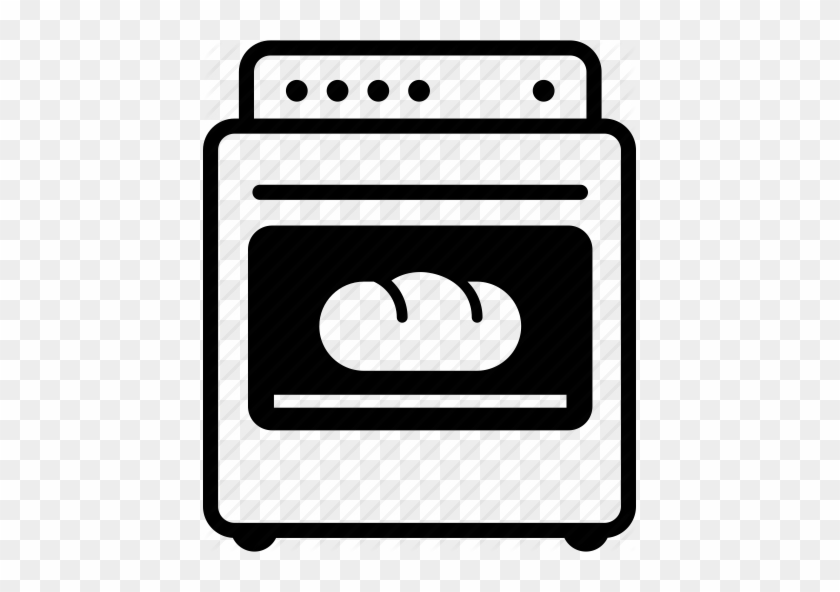 Oven Icon - Baking & Kitchen Appliance Symbol for Web and Apps