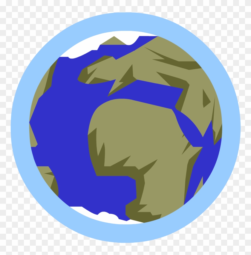 Earth Globe Icon - Environmental and Global Themes Visual Asset