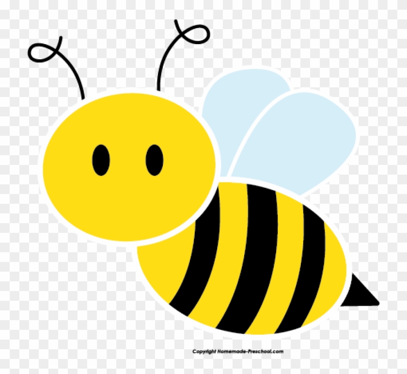 Cartoon Bee Clipart - Clip Art Bumble Bee - Free Transparent PNG