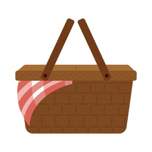 Classic Picnic Basket - Stylish & Functional Outdoor Dining Essential