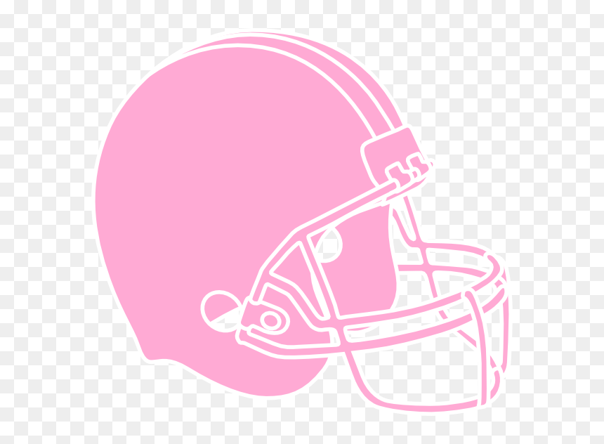Pink Football Helmet Clipart - Free Download for Breast Cancer Awareness