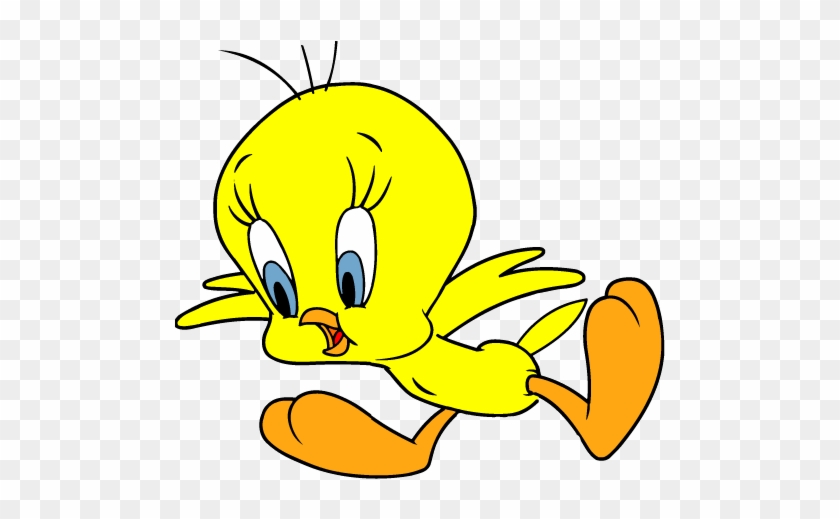 Tweety Bird Running - Classic Looney Tunes Character PNG