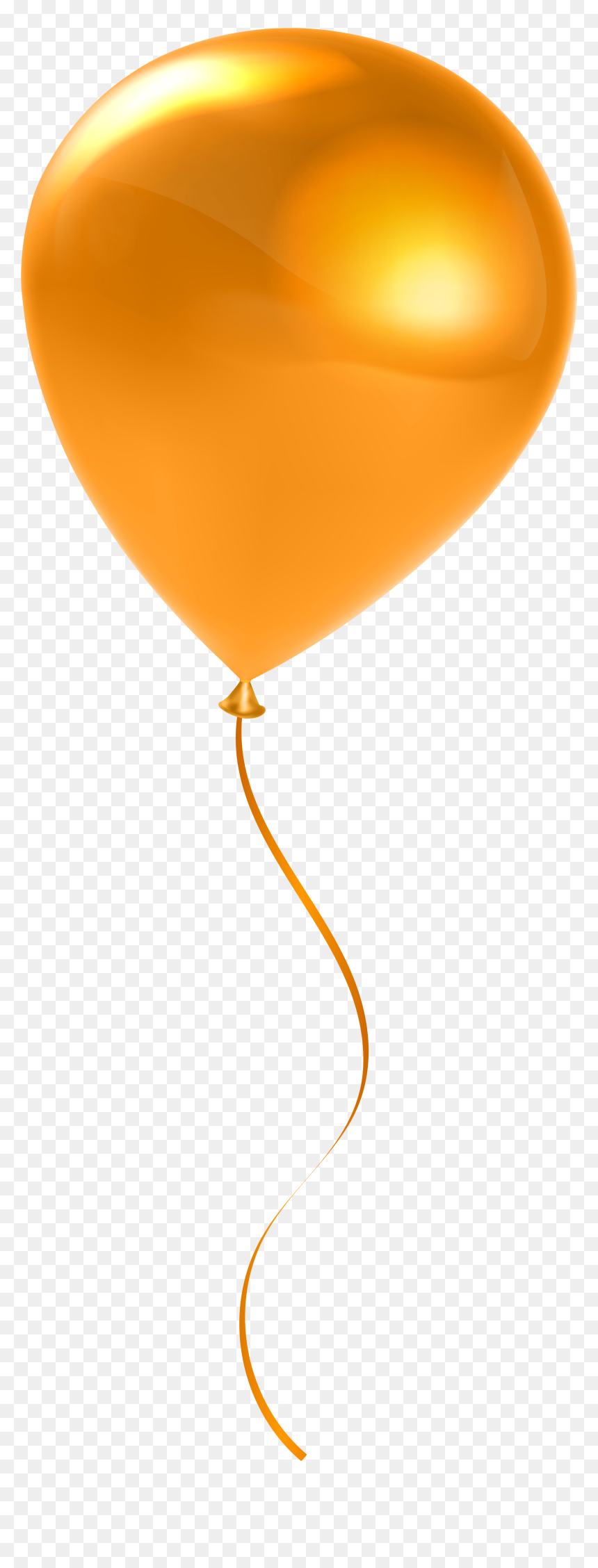 Free Orange Balloon Clip Art - Transparent Background Balloon - Clip ...