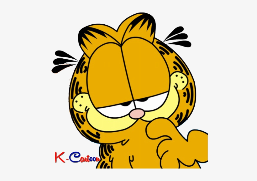 Garfield Cartoon Character - Iconic Orange Tabby Cat Illustration
