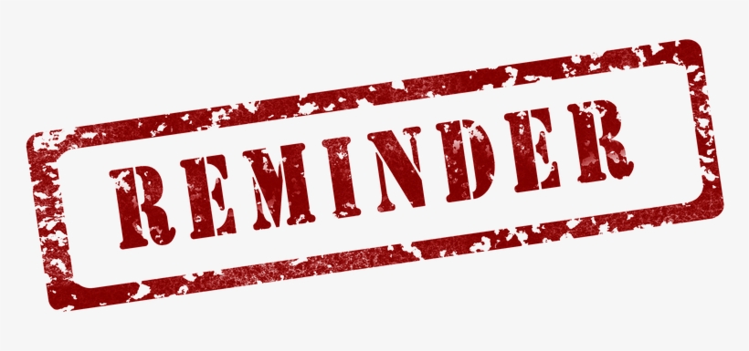 Reminder Stamp Image - Free Download for Notifications & Alerts