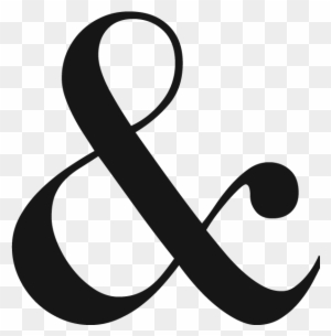 Ampersand Symbol PNG - High-Quality Vector & Typography Asset