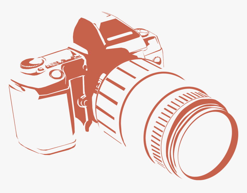 DSLR Camera Illustration - Photography Equipment Graphic