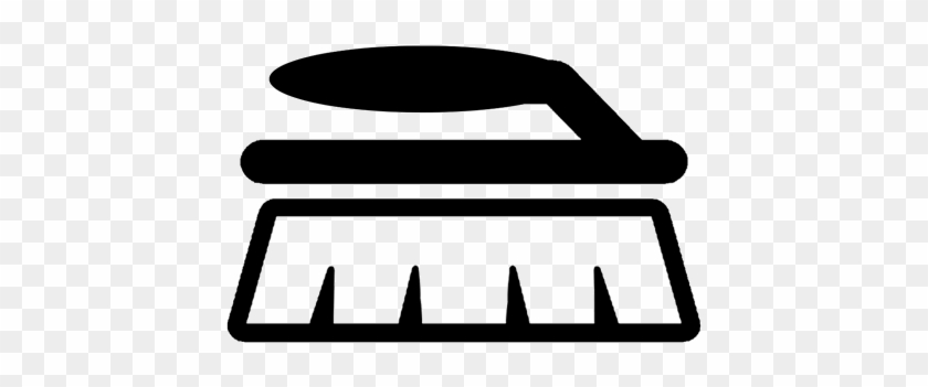 Scrub Brush Icon - Clean Vector Graphic for Cleaning & Hygiene Websites