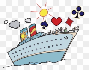 Fun Cruise Ship Illustration - Joyful Travel & Entertainment Theme
