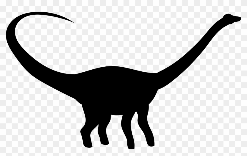 Sauropod Dinosaur Silhouette - Free PNG Clipart for Educational & Design Use