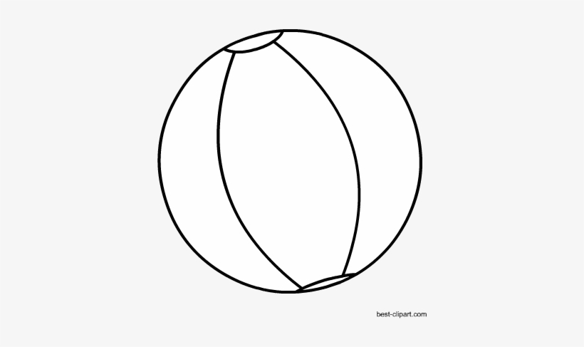 Beach Ball Clip Art - Free Vector Illustration for Summer Projects