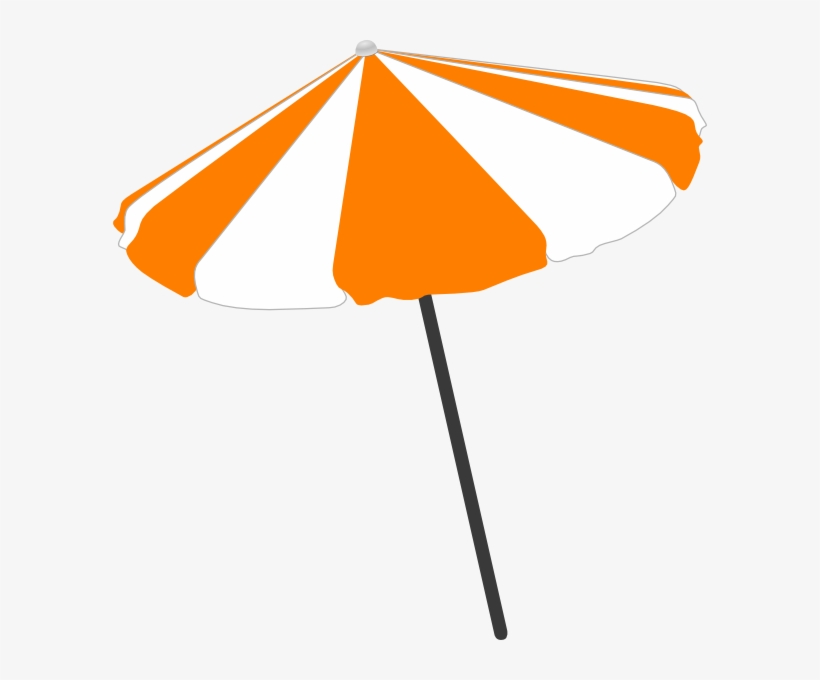 Beach Umbrella Illustration - Free Vector Clipart for Summer Designs