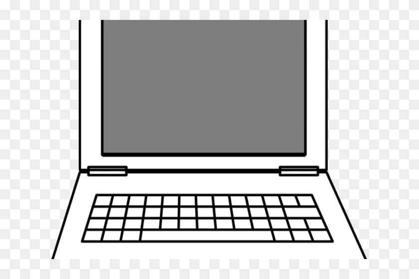 Laptop Illustration - Clean Vector Clipart for Web & Design