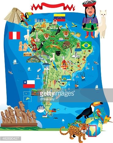 Labeled South America Map Clipart Best Bank Home | Hot Sex Picture