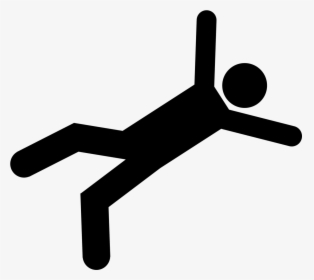 Cartoon Person Falling Down - Slip Clipart - Free Transparent PNG