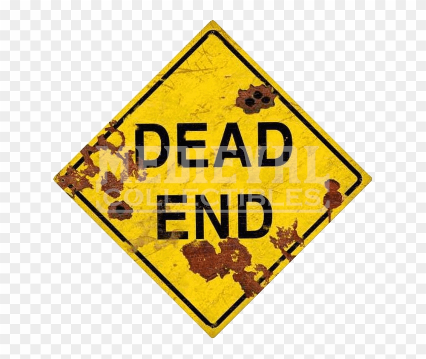 Dead end sign template Royalty Free Stock SVG Vector