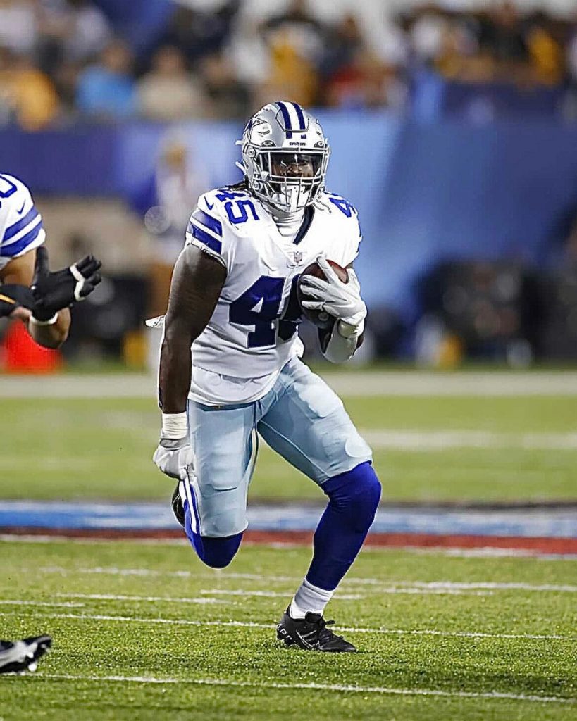 Dallas Cowboys Linebacker #45 in Action - Game Highlights & Stats