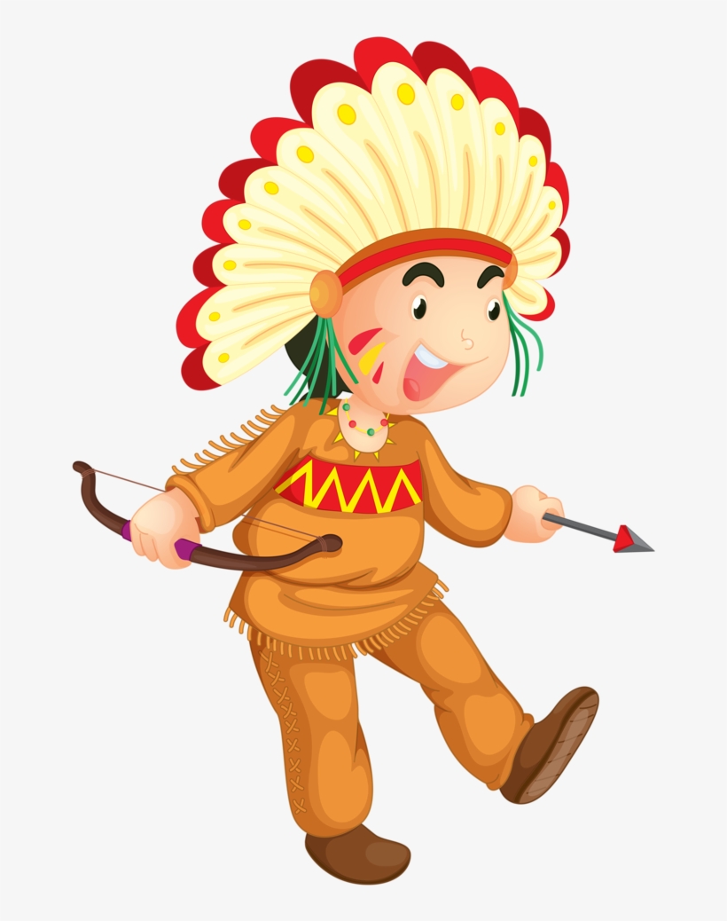 Native American Chief Costume for Kids - Fun & Educational Illustration