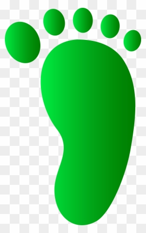 Feet Clipart Left Foot - Green Foot Clip Art Transparent PNG - Clip Art ...