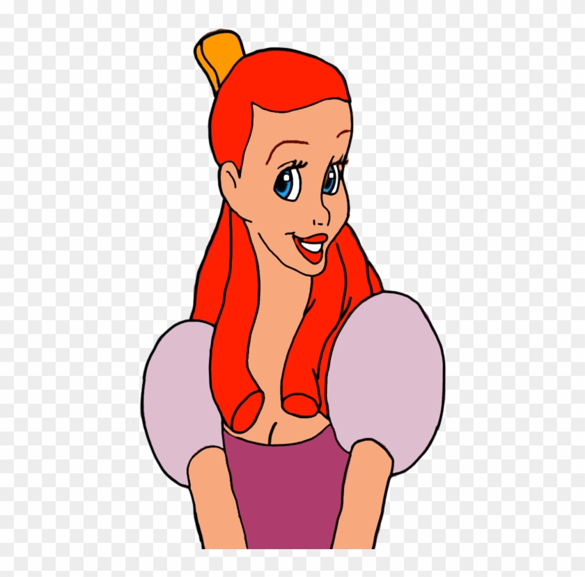 Red-Haired Cartoon Character Illustration - Free PNG Clipart