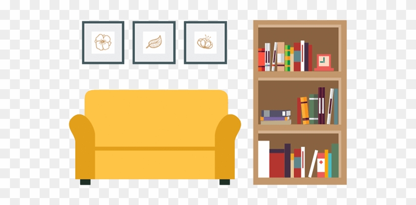 Living Room Furniture Clip Art - Clip Art Library